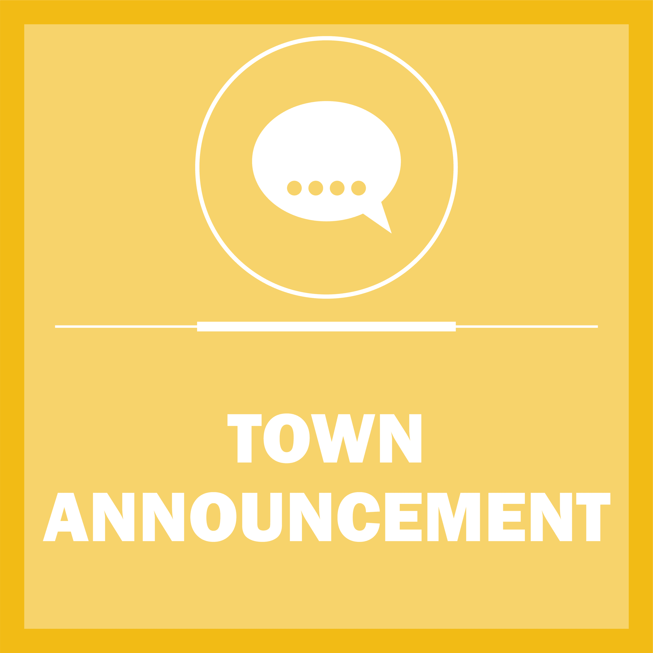 Town Announcement